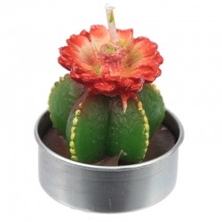 Świeczka Tealight - Kaktus Kwitnący
